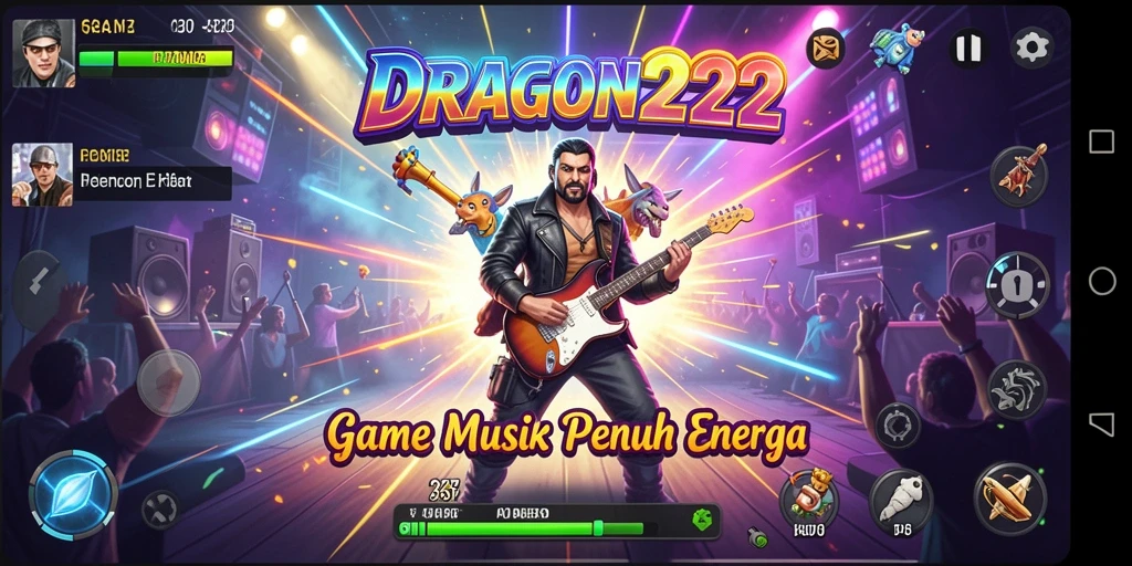 Screenshot gameplay DRAGON222 menampilkan interaksi musik yang seru.