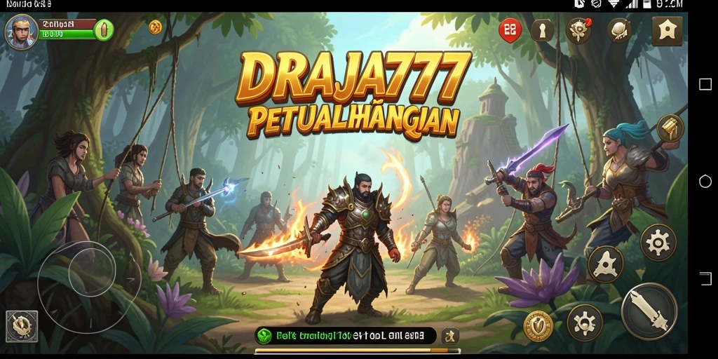 Screenshot DRAJA777 menunjukkan aksi seru dalam dunia petualangan.