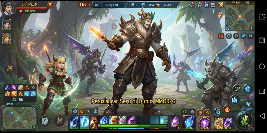 Tampilan seru gameplay <strong>JKTPLUS</strong> dengan petualangan MMORPG yang menarik.