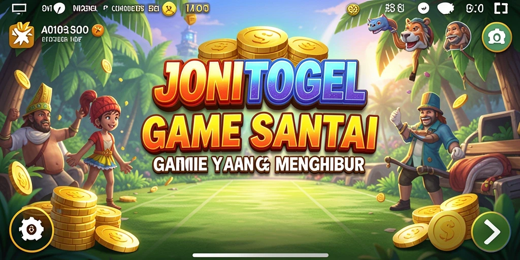 Tampilan dinamis gameplay JONITOGEL yang seru dan menghibur.