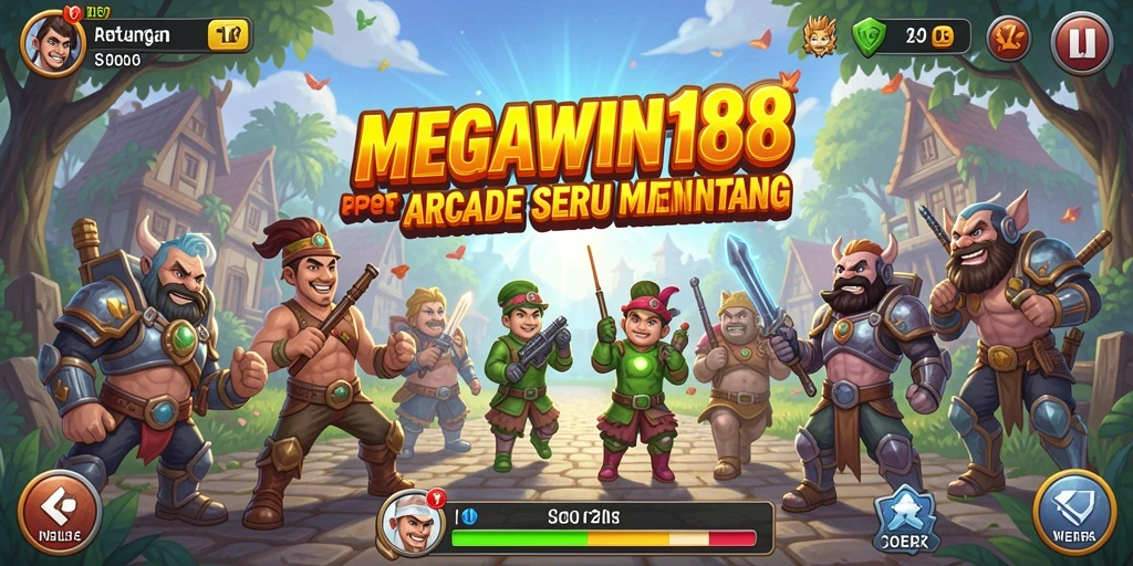 Screenshot MEGAWIN188 menampilkan aksi seru dalam gameplay Arcade.