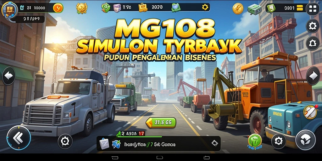 Tampilan gameplay MG108 menampilkan manajemen bisnis yang mendebarkan.
