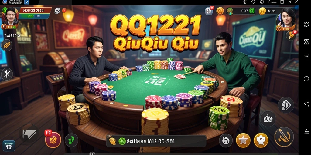 Screenshot gameplay QiuQiu yang penuh aksi dan seru.