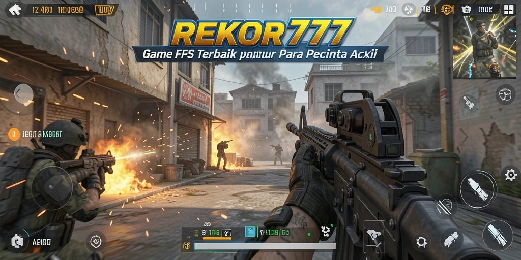 Tangkapan layar menunjukkan pertempuran seru dalam REKOR777.