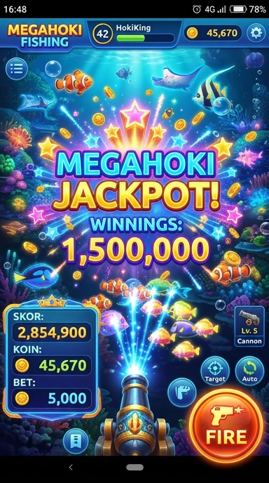 Pelayanan pelanggan megahoki yang siap membantu pengguna.